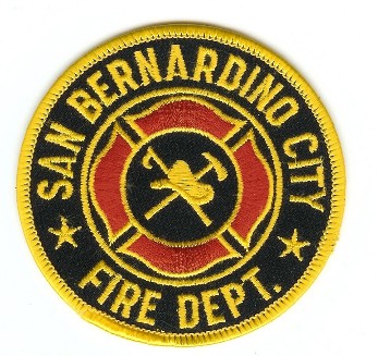 San Bernardino City Fire Dept
Thanks to PaulsFirePatches.com for this scan.
Keywords: california department