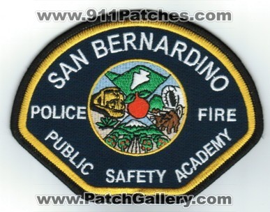 San Bernardino Fire Police Public Safety Academy (California)
Thanks to Paul Howard for this scan.
Keywords: dps