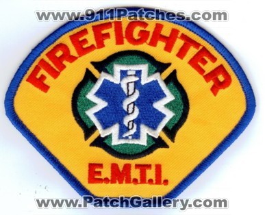 San Bernardino County Fire Department FireFighter EMTI (California)
Thanks to Paul Howard for this scan.
Keywords: dept. e.m.t.i.