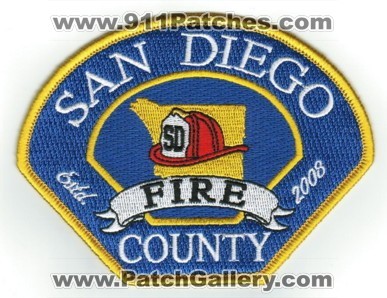 San Diego County Fire Department (California)
Thanks to Paul Howard for this scan.
Keywords: dept.