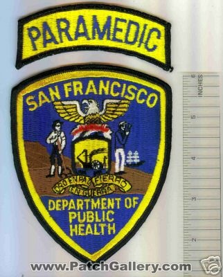 San Francisco Department of Public Health Paramedic (California)
Thanks to Mark C Barilovich for this scan.
Keywords: ems