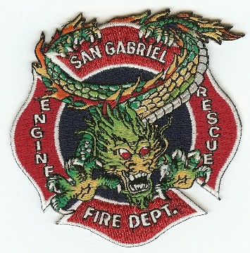 San Gabriel Fire Dept
Thanks to PaulsFirePatches.com for this scan.
Keywords: california department engine rescue