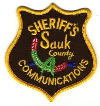 Sauk County Sheriff's Communications (Wisconsin)
Thanks to BensPatchCollection.com for this scan.
Keywords: sheriffs