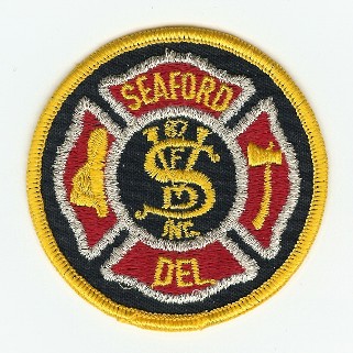 Seaford
Thanks to PaulsFirePatches.com for this scan.
Keywords: delaware fire volunteer department svfd