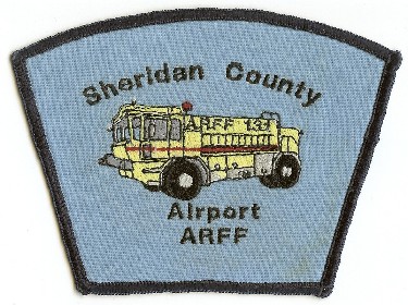 Sheridan County Airport ARFF
Thanks to PaulsFirePatches.com for this scan.
Keywords: wyoming fire cfr aircraft crash rescue
