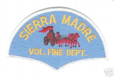 Sierra Madre Vol Fire Dept
Thanks to Jack Bol for this scan.
Keywords: california volunteer department