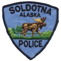 Soldotna Police (Alaska)
Thanks to BensPatchCollection.com for this scan.
