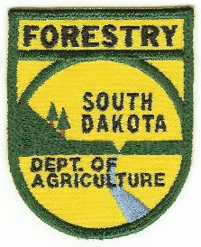 South Dakota Forestry
Thanks to PaulsFirePatches.com for this scan.
Keywords: fire dept department of agriculture