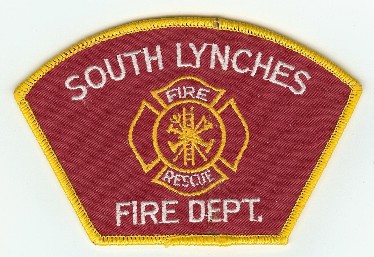 South Lynches Fire Dept
Thanks to PaulsFirePatches.com for this scan.
Keywords: south carolina department rescue