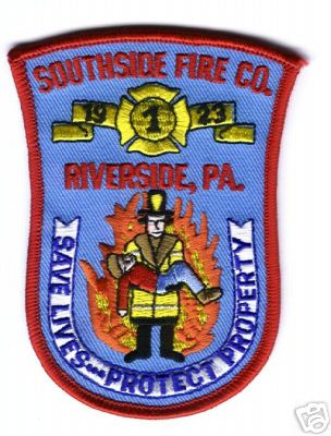 Southside Fire Co 1 (Pennsylvania)
Thanks to Mark Stampfl for this scan.
Keywords: company riverside