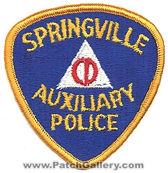 Springville Police Department Auxiliary (Utah)
Thanks to Alans-Stuff.com for this scan.
Keywords: dept. cd