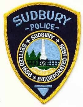 Sudbury Police (Massachusetts)
Thanks to apdsgt for this scan.
