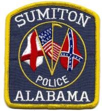 Sumiton Police (Alabama)
Thanks to BensPatchCollection.com for this scan.
