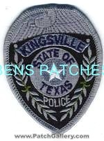 Kingsville Police (Texas)
Thanks to BensPatchCollection.com for this scan.
