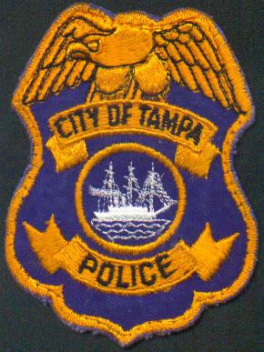 Tampa Police
Thanks to EmblemAndPatchSales.com for this scan.
Keywords: florida city of