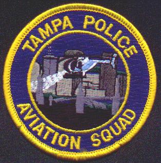 Tampa Police Aviation Squad
Thanks to EmblemAndPatchSales.com for this scan.
Keywords: florida helicopter