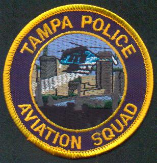 Tampa Police Aviation Squad
Thanks to EmblemAndPatchSales.com for this scan.
Keywords: florida helicopter