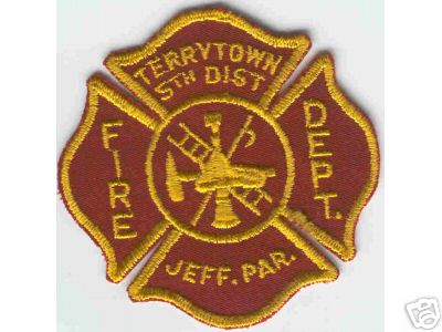 Terrytown Fire Dept
Thanks to Brent Kimberland for this scan.
Keywords: louisiana department 5th district jefferson parish