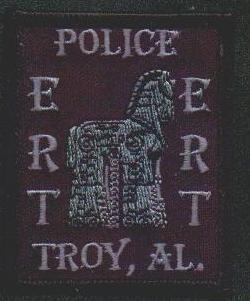 Troy Police ERT
Thanks to EmblemAndPatchSales.com for this scan.
Keywords: alabama