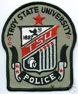 Troy State University Police (Alabama)
Thanks to apdsgt for this scan.
