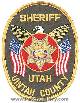 Uintah County Sheriff's Department (Utah)
Thanks to Alans-Stuff.com for this scan.
Keywords: sheriffs dept.