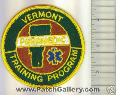 Vermont Training Program Paramedic
Thanks to Mark C Barilovich for this scan.
Keywords: ems
