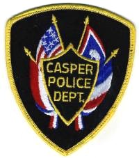 Casper Police Dept (Wyoming)
Thanks to BensPatchCollection.com for this scan.
Keywords: department