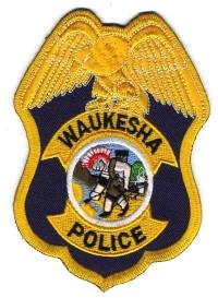 Waukesha Police (Wisconsin)
Thanks to BensPatchCollection.com for this scan.
