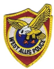 West Allis Police (Wisconsin)
Thanks to BensPatchCollection.com for this scan.
