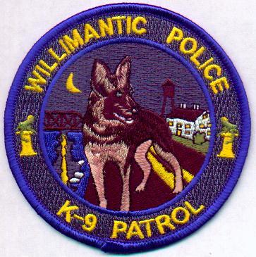 Willimantic Police K-9 Patrol
Thanks to EmblemAndPatchSales.com for this scan.
Keywords: connecticut k9