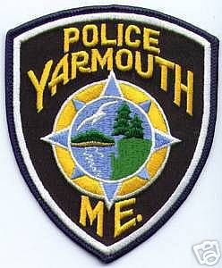 Yarmouth Police (Maine)
Thanks to apdsgt for this scan.

