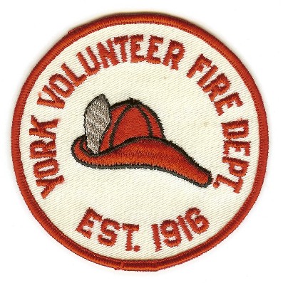 York Volunteer Fire Dept
Thanks to PaulsFirePatches.com for this scan.
Keywords: maine department