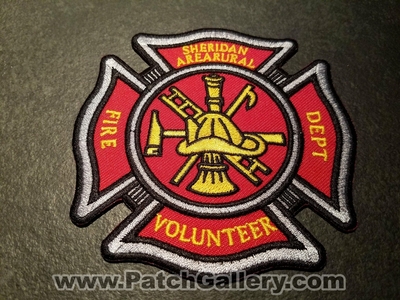 Sheridan Area Rural Volunteer Fire Department Patch (Wyoming)
Thanks to Jeremiah Herderich for the picture.
Keywords: vol. dept.