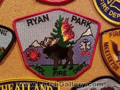 Ryan Park Volunteer Fire Department Patch (Wyoming)
Thanks to Jeremiah Herderich for the picture.
Keywords: vol. dept. rescue ems