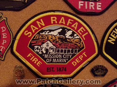 San Rafael Fire Department Patch (California)
Thanks to Jeremiah Herderich for the picture.
Keywords: dept. mission city of marin