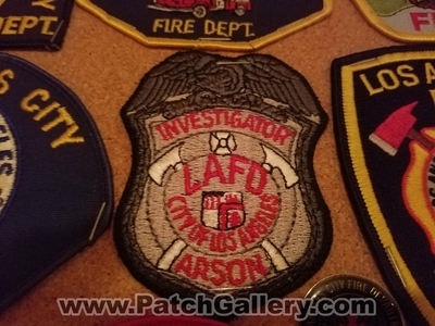 Los Angeles City Fire Department Arson Investigator Patch (California)
Thanks to Jeremiah Herderich for the picture.
Keywords: of dept. lafd l.a.f.d.