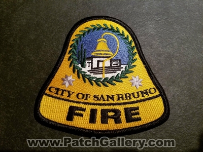 San Bruno Fire Department Patch (California)
Thanks to Jeremiah Herderich for the picture.
Keywords: city of dept.