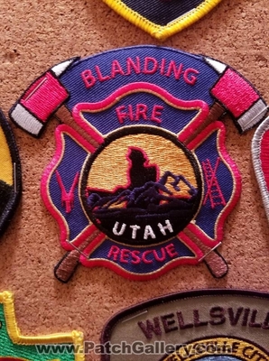 Blanding Fire Rescue Department Patch (Utah)
Thanks to Jeremiah Herderich for the picture.
Keywords: dept.