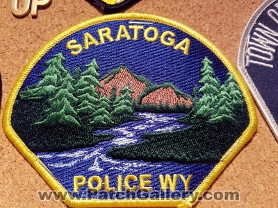 Saratoga Police Department Patch (Wyoming)
Thanks to Jeremiah Herderich for the picture.
Keywords: dept.