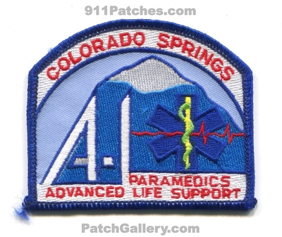 A-1 Paramedics Colorado Springs Advanced Life Support Patch (Colorado)
[b]Scan From: Our Collection[/b]
Keywords: a1 als ems ambulance