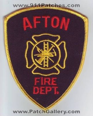Afton Fire Department (UNKNOWN STATE) CA DE GA IA LA MI MN NV NC NJ NM NY OH OK TN TX VA WI WV WY
Thanks to Dave Slade for this scan.
Keywords: dept.