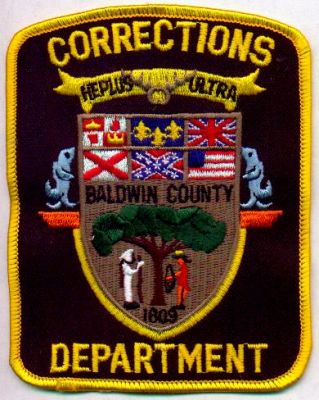 Baldwin County Sheriff Corrections Department (Alabama)
Thanks to EmblemAndPatchSales.com for this scan.
