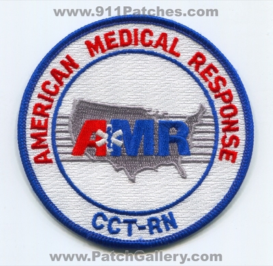 American Medical Response AMR Critical Care Transport CCT RN EMS Patch (Colorado)
[b]Scan From: Our Collection[/b]
Keywords: ambulance registered nurse