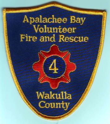 Apalachee Bay Volunteer Fire and Rescue 4 (Florida)
Thanks to Dave Slade for this scan.
County: Wakulla
