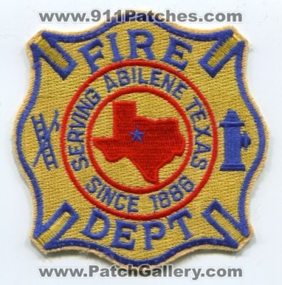 Abilene Fire Department (Texas)
Scan By: PatchGallery.com
Keywords: dept.
