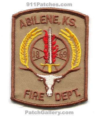 Abilene Fire Department Patch (Kansas)
Scan By: PatchGallery.com
Keywords: dept. 1869