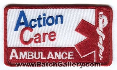 Action Care Ambulance Patch (Colorado)
[b]Scan From: Our Collection[/b]
(Confirmed)
Keywords: ems