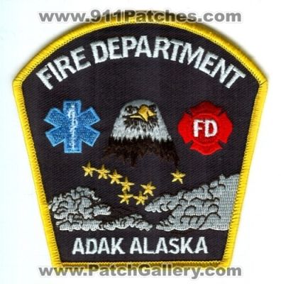 Adak Fire Department Patch (Alaska)
Scan By: PatchGallery.com
Keywords: dept. fd
