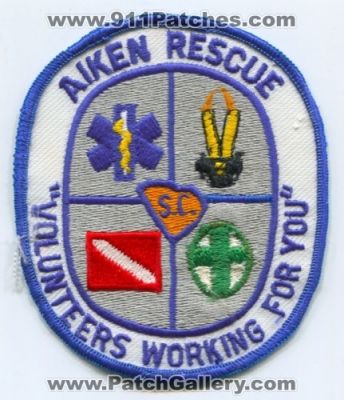 Aiken Rescue Patch (South Carolina)
Scan By: PatchGallery.com
Keywords: ems volunteers working for you