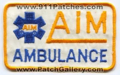 Aim Ambulance (California)
Scan By: PatchGallery.com
Keywords: ems